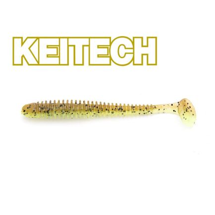 Keitech 2.5" Swing Impact Green Pumpkin/Chartreuse 6cm/1g/10pcs