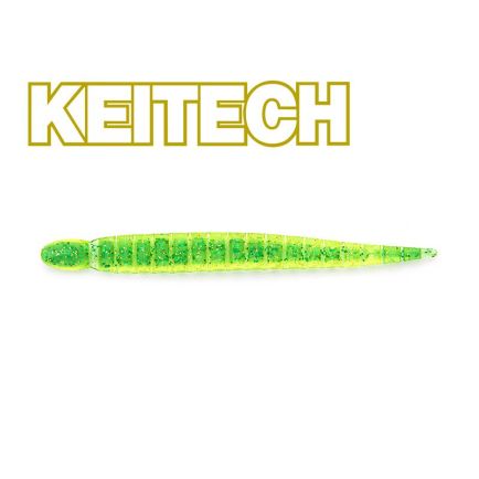 Keitech 3" Custom Leech Lime Chartreuse  8cm/1g/10pcs