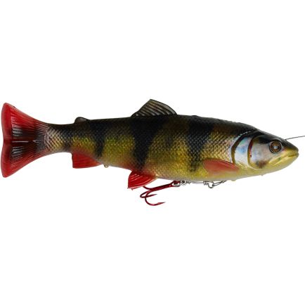 Savage Gear 4D SplitFin Pulse-Tail Trout Ghost Trout 8 in.