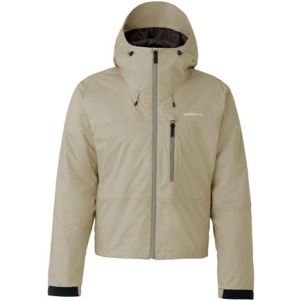 Shimano Durast Warm Short Rain Jacket Beige size XL