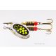 Mepps Black Fury Chartreuse Dot / Argento Nr 2 / 4,5 g