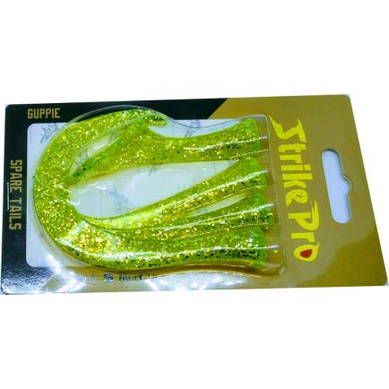 Strike Pro Guppie Downsize“ 9 cm/36 g atsarginės uodegėlės, CHG, 3 vnt