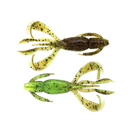 Keitech 3.6" Crazy Flapper Green Pumpkin / Chartreuse 9cm/7g/7vnt