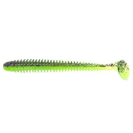 Keitech 4.5" Swing Impact Purple Chartreuse (BA leidimas) 12 cm/9 g/6 vnt