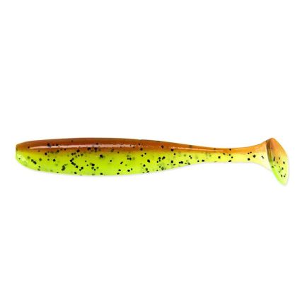 Keitech 5" Easy Shiner Motoroil/Chartreuse 12cm/11g/5pcs