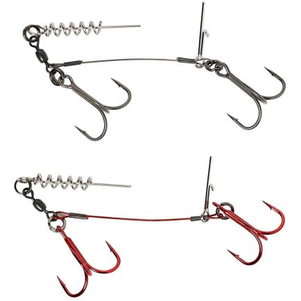Savage Gear Carbon49 Corkscrew Stinger 2x#3/0 /13cm/31kg/2pcs