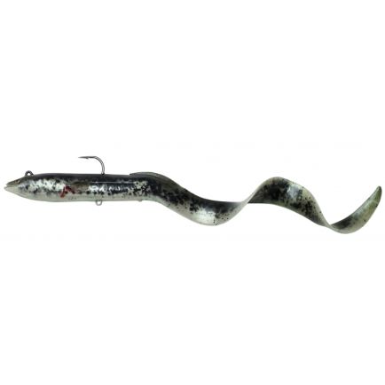 Savage Gear Real Eel Klar til Fiske Sort Grøn Perle PHP 20cm/38g