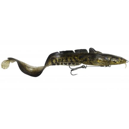 Savage Gear 3D Burbot Shallow Gold Burbot UV masalas 25cm/70g