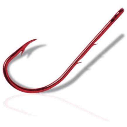 VMC Faultless Baitholder viengubas kabliukas 9291 skardinė raudona #4/10 vnt