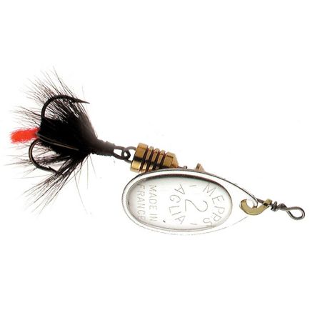 Mepps Aglia Mouche Silver/Black Tail #2 / 4.6g