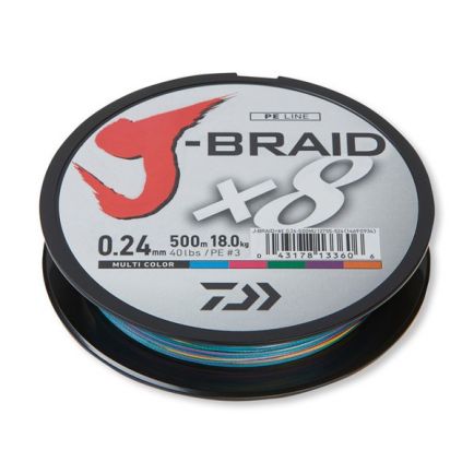 DAIWA J-Braid X8 Multi Color 0.20mm/13kg/150m