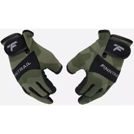 Finntrail Neosensor CamoShadowGreen 2730 Semi Fingerless Gloves size XL