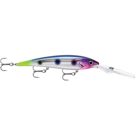 Rapala Gold Miner Chrome Blue Hot Tail trolling lokkemad 12cm/21g