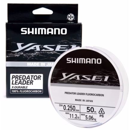 Shimano Yasei Fluoro Predator Leader Grey 0.22mm/3.59kg/50m