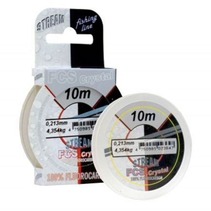 Stream FCS Crystal 100% Fluorocarbon 0.136mm/1.738kg/25m
