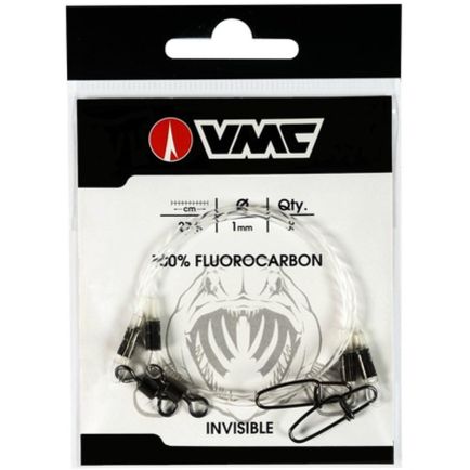 VMC Fluorocarbon Leader 1.00mm/40cm/2pcs