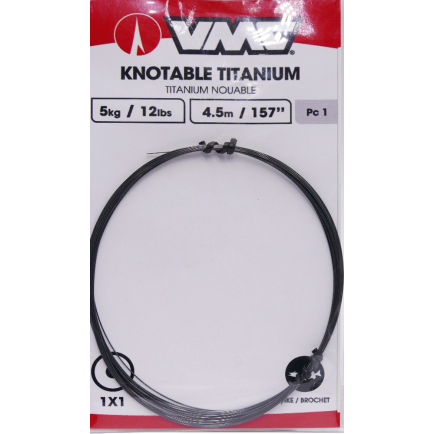 VMC Knotable Titanium 0.25mm/3kg/4.5m