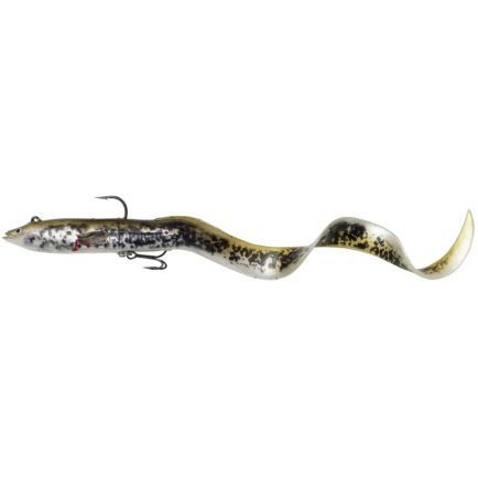 Savage Gear Real Eel Ready to Fish Olive Pearl PHP 20cm/38g