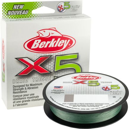 Berkley X5 Braid Green 0.20mm/20.6kg/150m