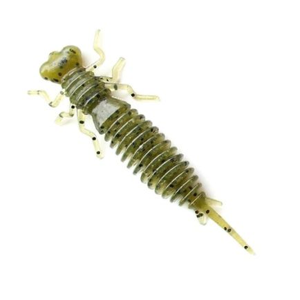Fanatik Larva 1.6" 001 Swamp green 4cm/10pc