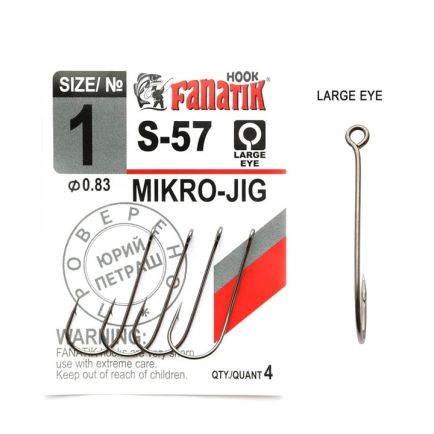 Fanatik Micro-Jig S-57 konks nr.1/4pc