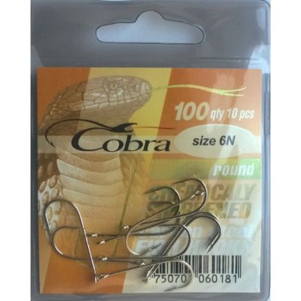 Cobra Round Hook size 8N / 10pcs