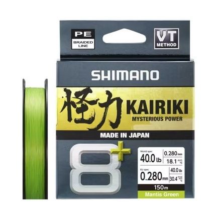 Shimano Kairiki 8+ Mantis Green 0.28mm/30.4kg/150m