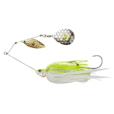 Savage Gear Da 'Bush Spinnerbait Yellow White Silver 21cm/55g