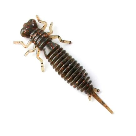 Fanatik Larva 2.5" 006 Green pumpkin brown 6.3cm/7pc