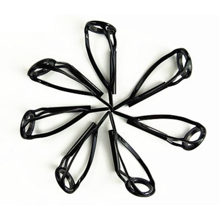 Lureshop.eu Spinning Rod Spare Top Ring Black 5mm/2.4mm