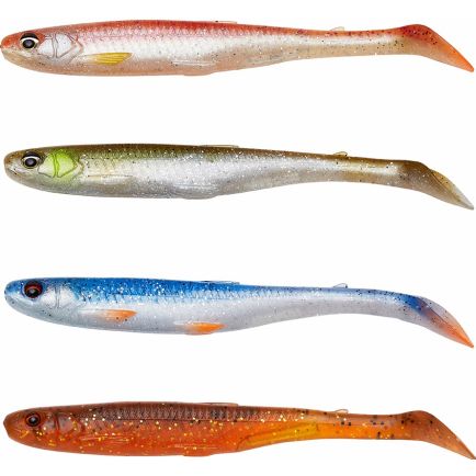Savage Gear Slender Scoop Shad Clear Water Mix 9cm/4g/4pcs