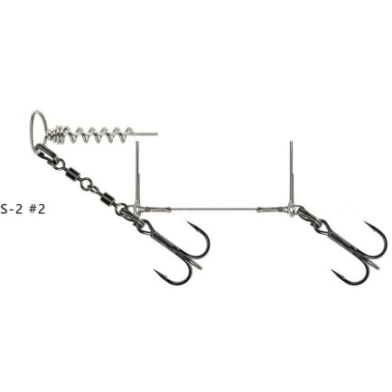 Savage Gear Spin Rig #1/0 /13cm/0.70mm/2pcs