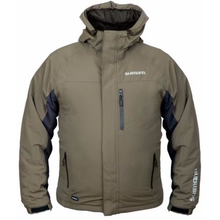 Shimano Rain Jacket Padded Green #M