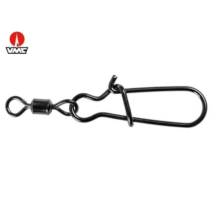 VMC Swivel with Duolock Snap 3526 Black #12/10kg/9pcs